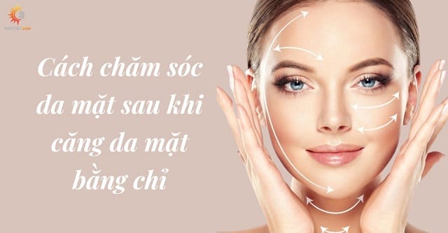 Post-Treatment care after mid-face thread lifting