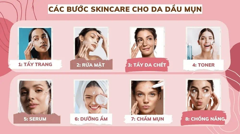 Skincare cho da mụn