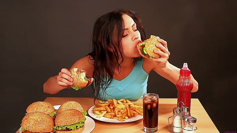 Chế độ ăn uống không lành mạnh