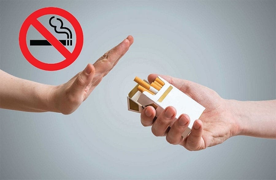 Tránh thuốc lá và khói thuốc