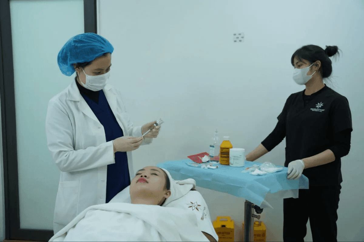 Quy trình tiêm filler mũi tại HBIO Clinic