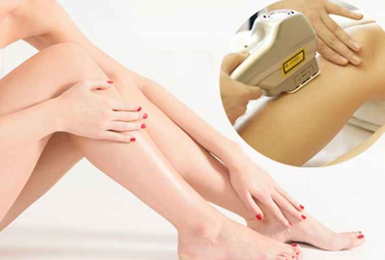 Điều trị sẹo thâm ở chân bằng công nghệ ánh sáng 