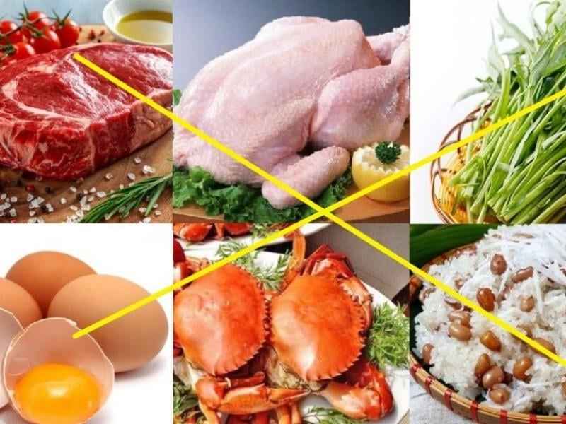 Avoid certain activities & foods