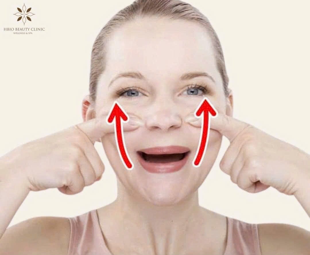 Bài tập nâng cơ mặt chảy xệ cho má