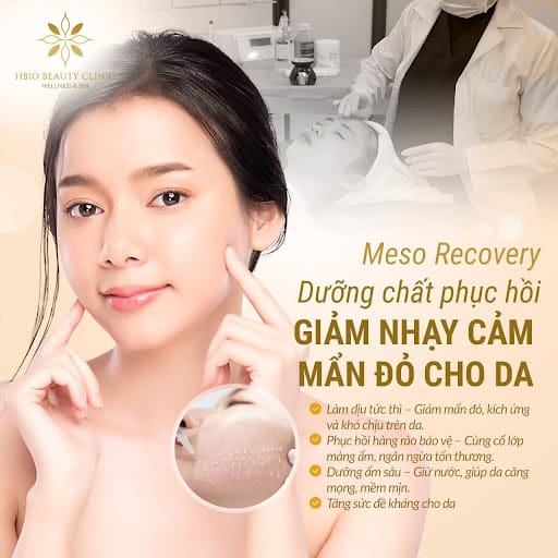 Liệu trình chăm sóc da nhạy cảm chuyên sâu tại HBIO Clinic