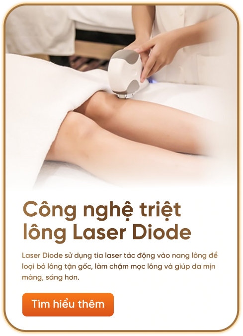 công nghệ triệt lông laser diode