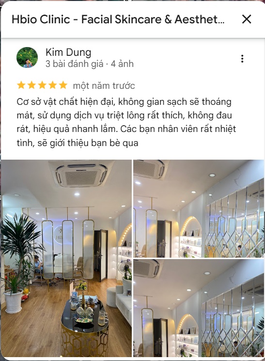 Nhiều đánh giá tích cực từ khách hàng trên Google Maps