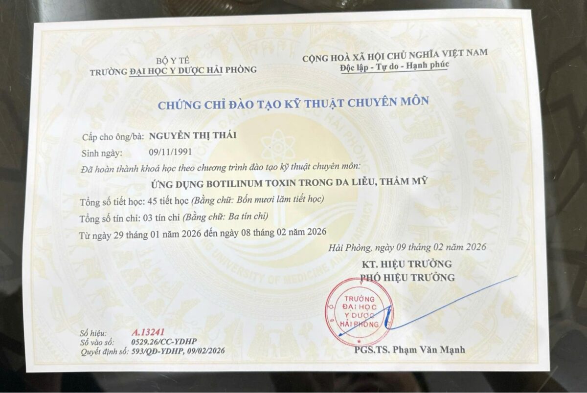 Quy trình thăm khám và thực hiện do bác sĩ chuyên môn trực tiếp đảm nhiệm