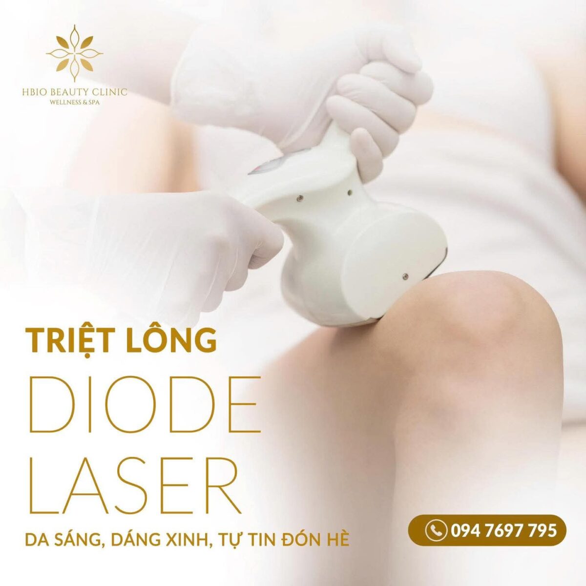 Công nghệ triệt lông hiện đại, an toàn