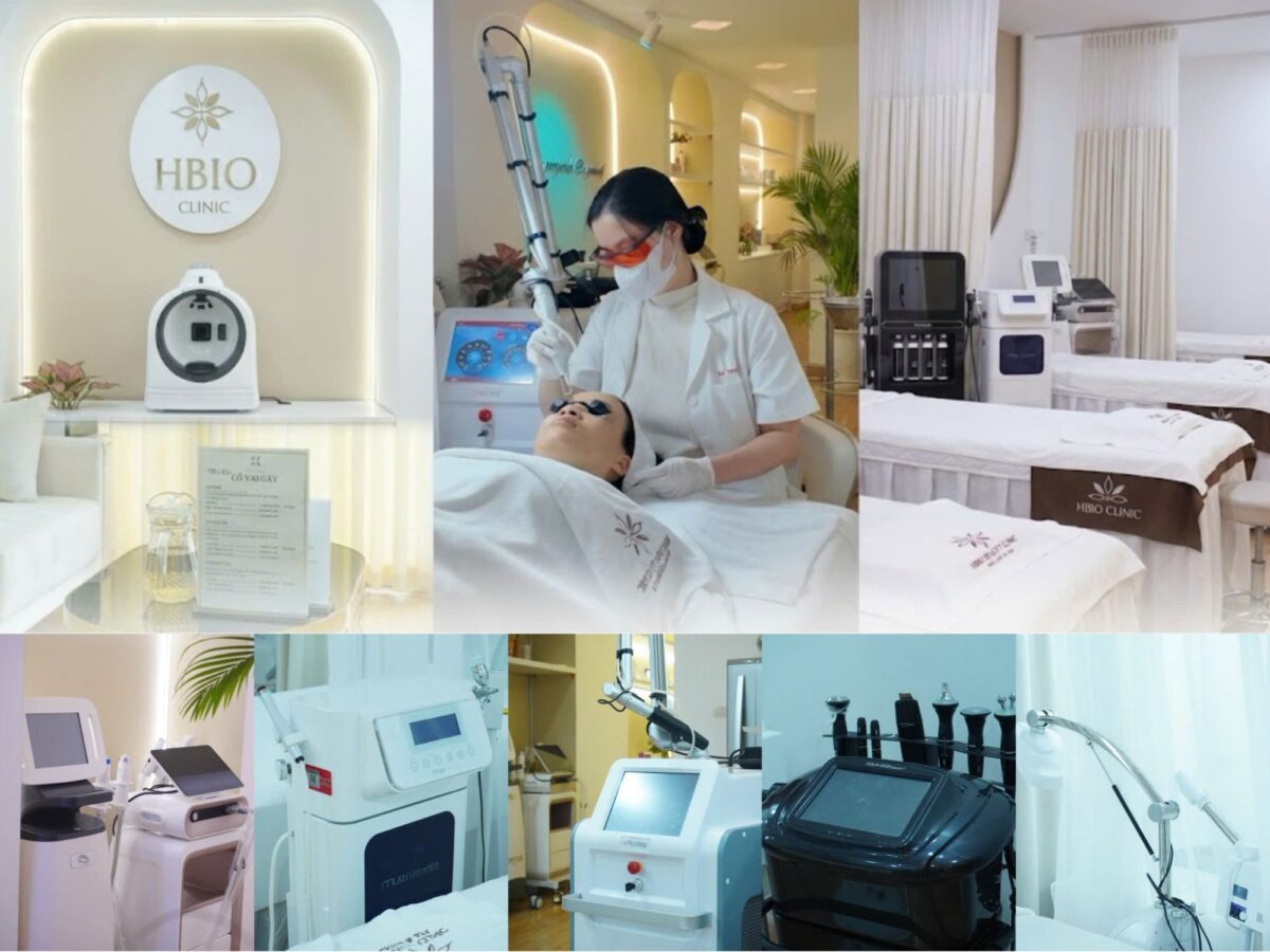 Trang thiết bị máy móc hiện đại tại HBIO Clinic