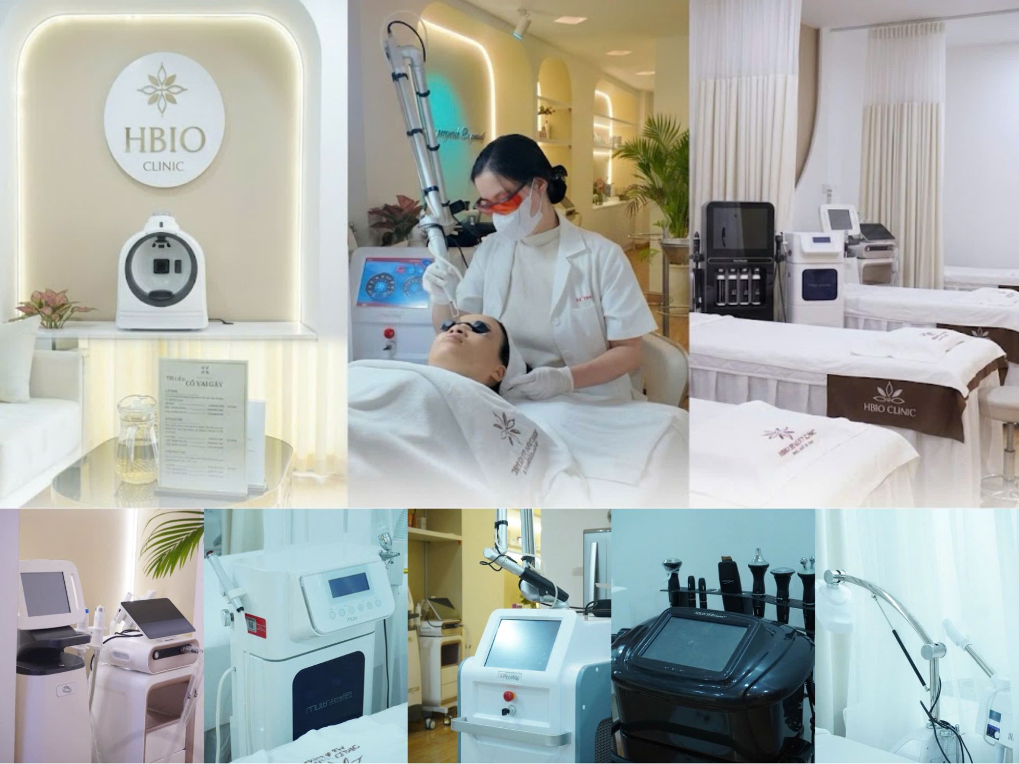 Trang thiết bị máy móc hiện đại tại HBIO Clinic