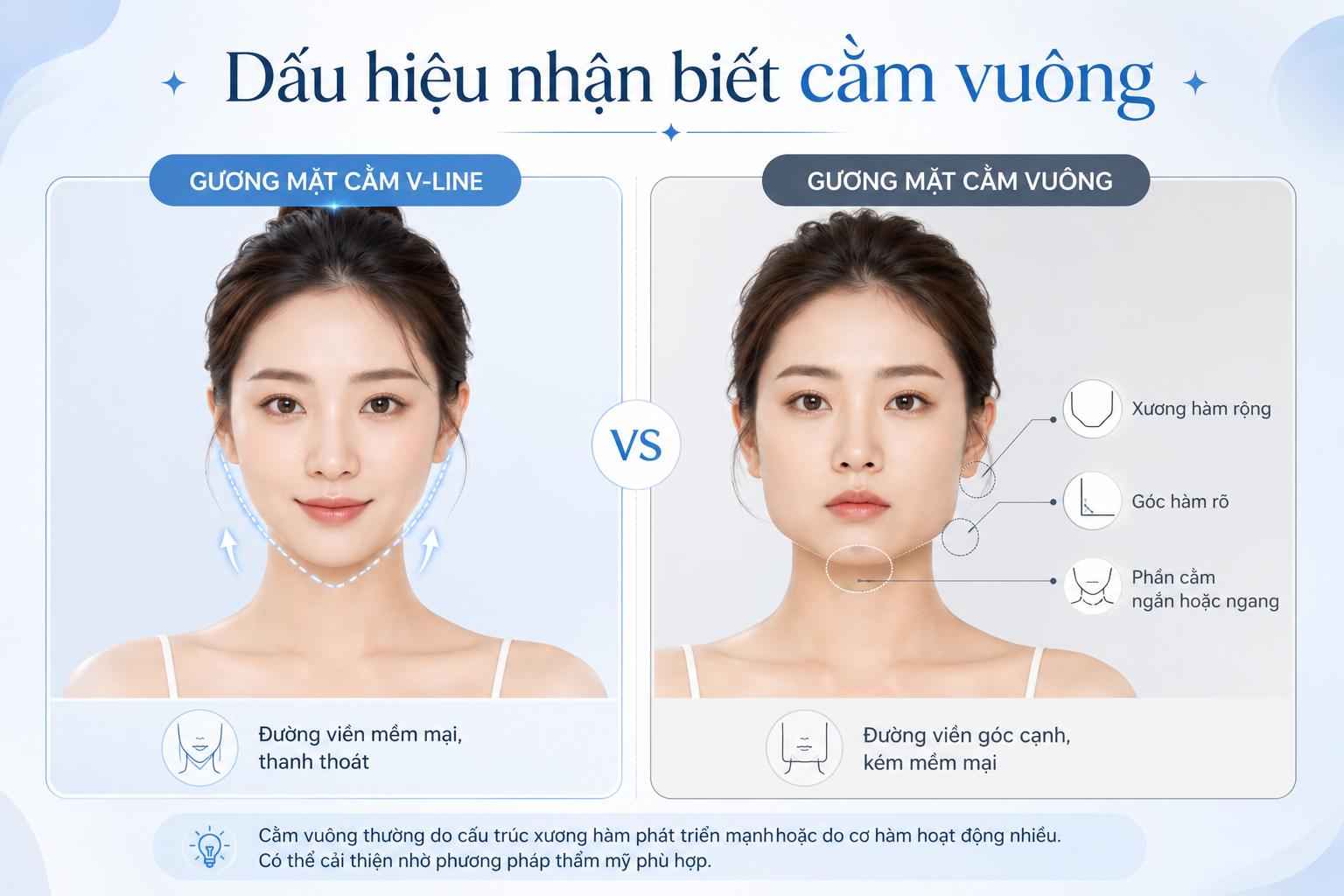 Cách nhận diện cầm vuông