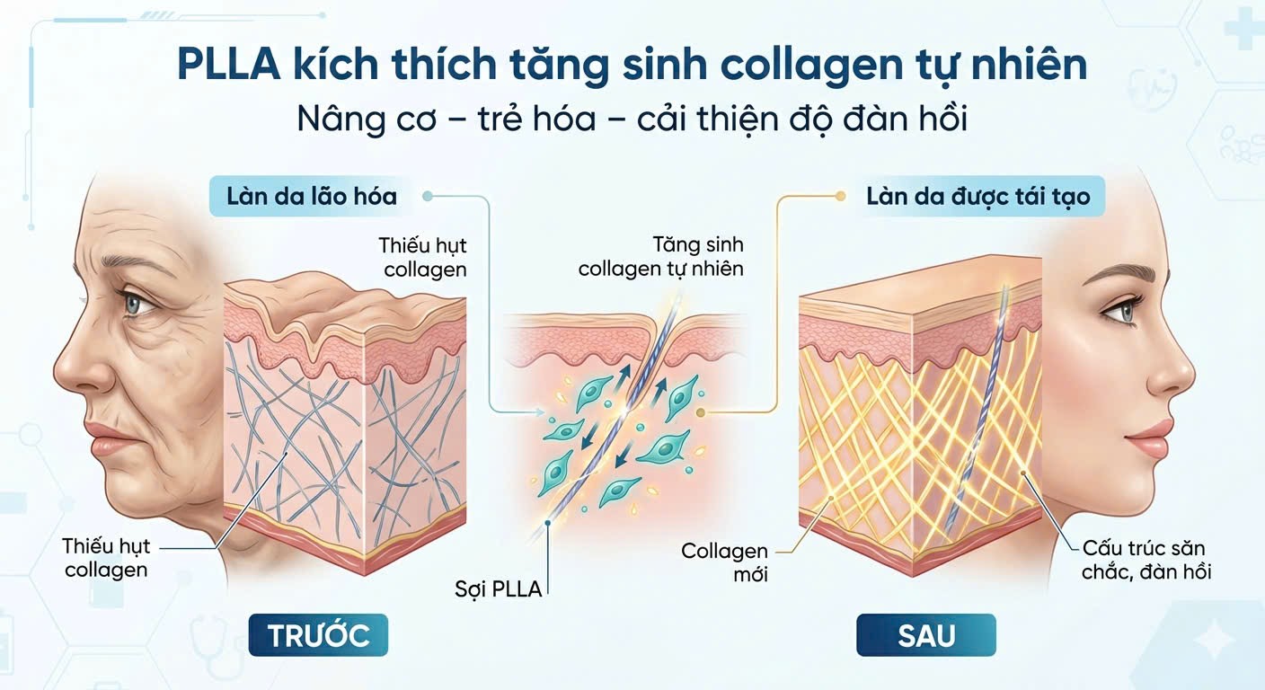 Cách thức hoạt động của cấy chỉ PLLA 