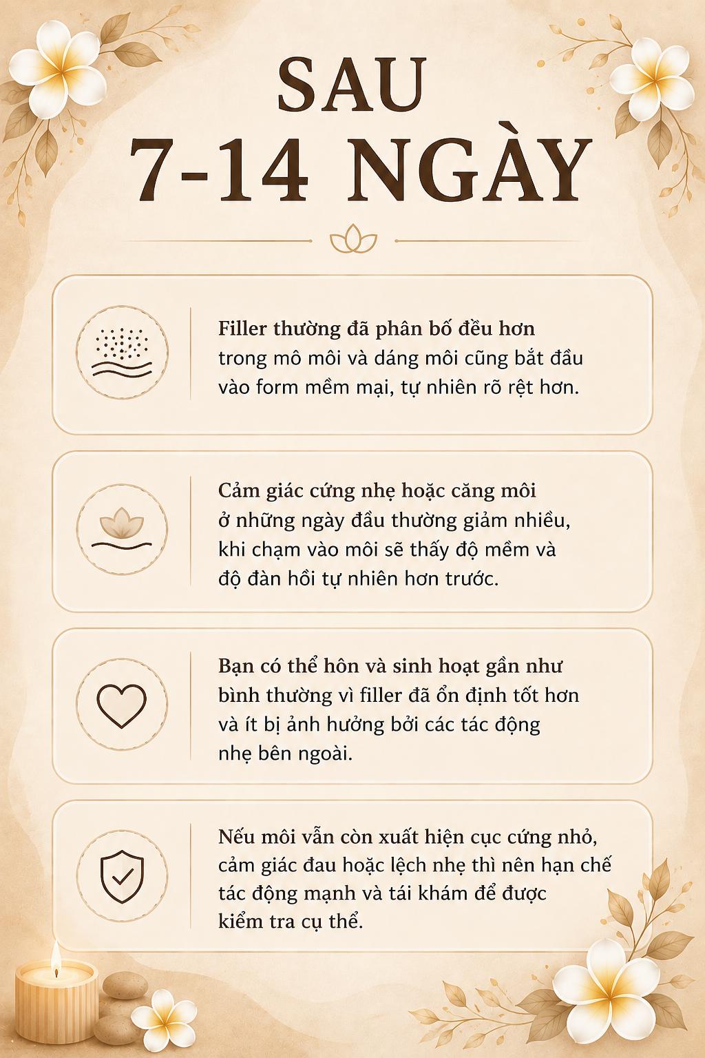 Tiêm filler môi xong có hôn được không? Sau 7-14 ngày
