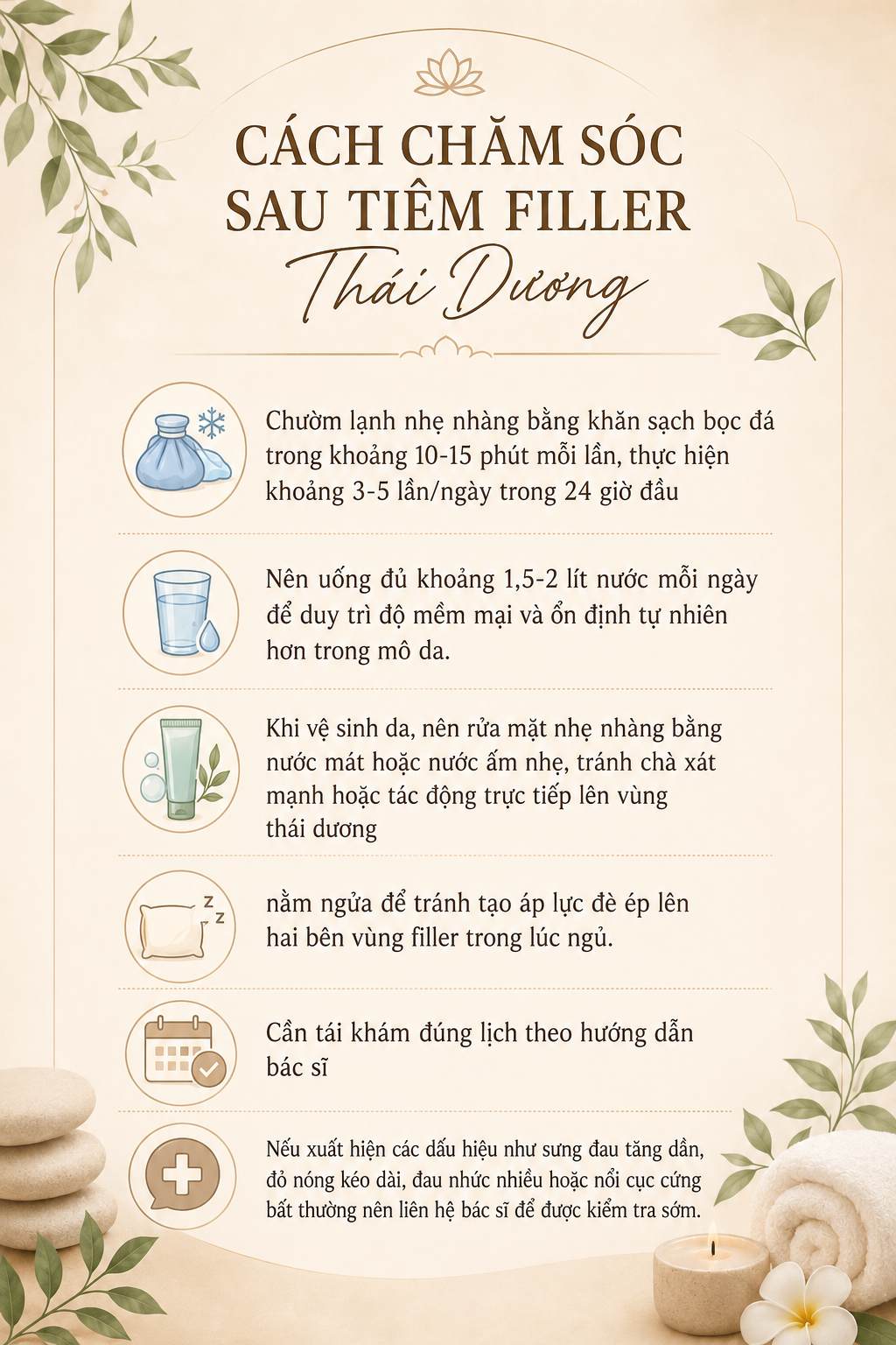 Cách chăm sóc sau tiêm filler thái dương giúp nhanh ổn định