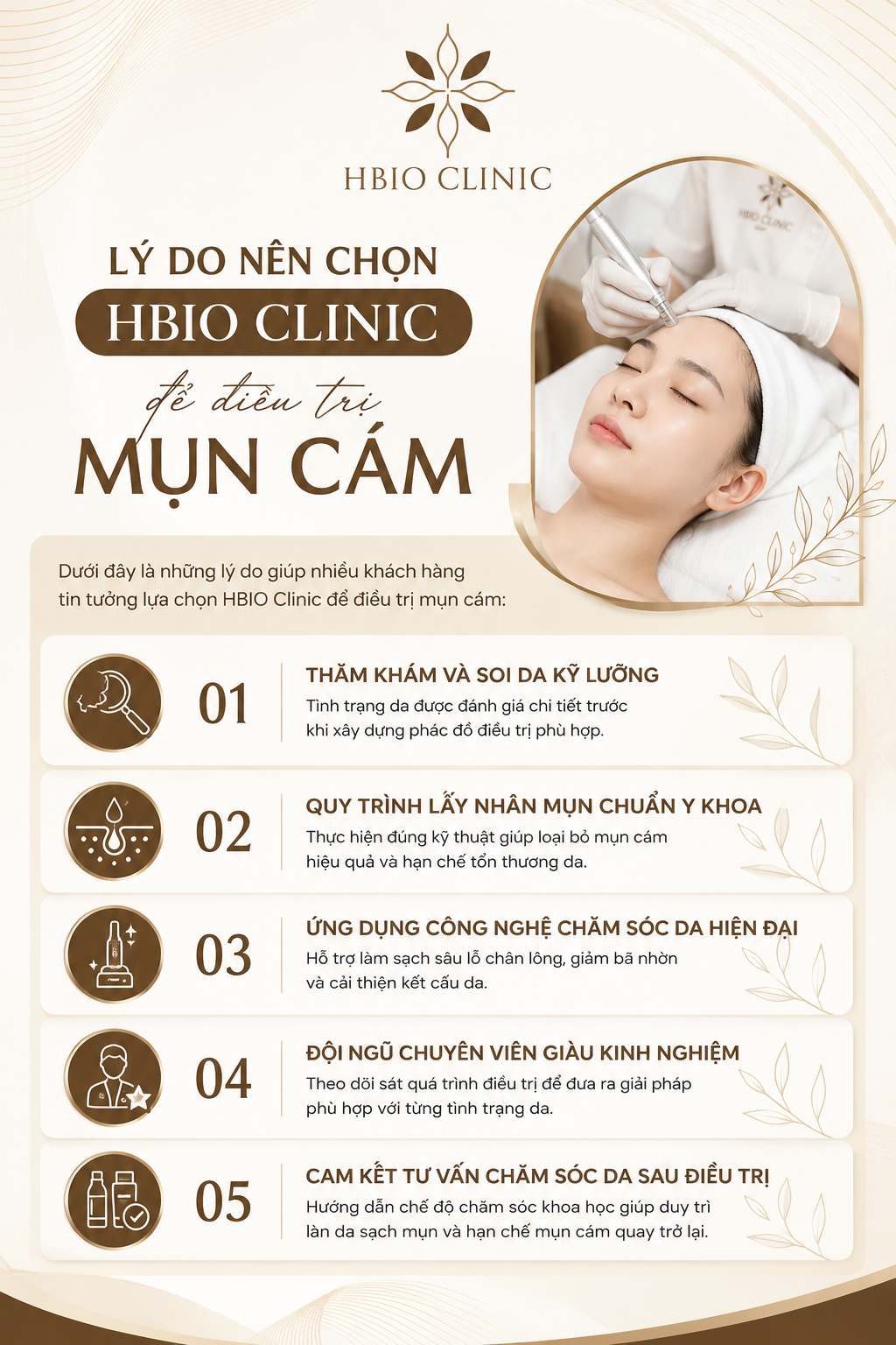 Địa chỉ điều trị mụn cám uy tín, an toàn
