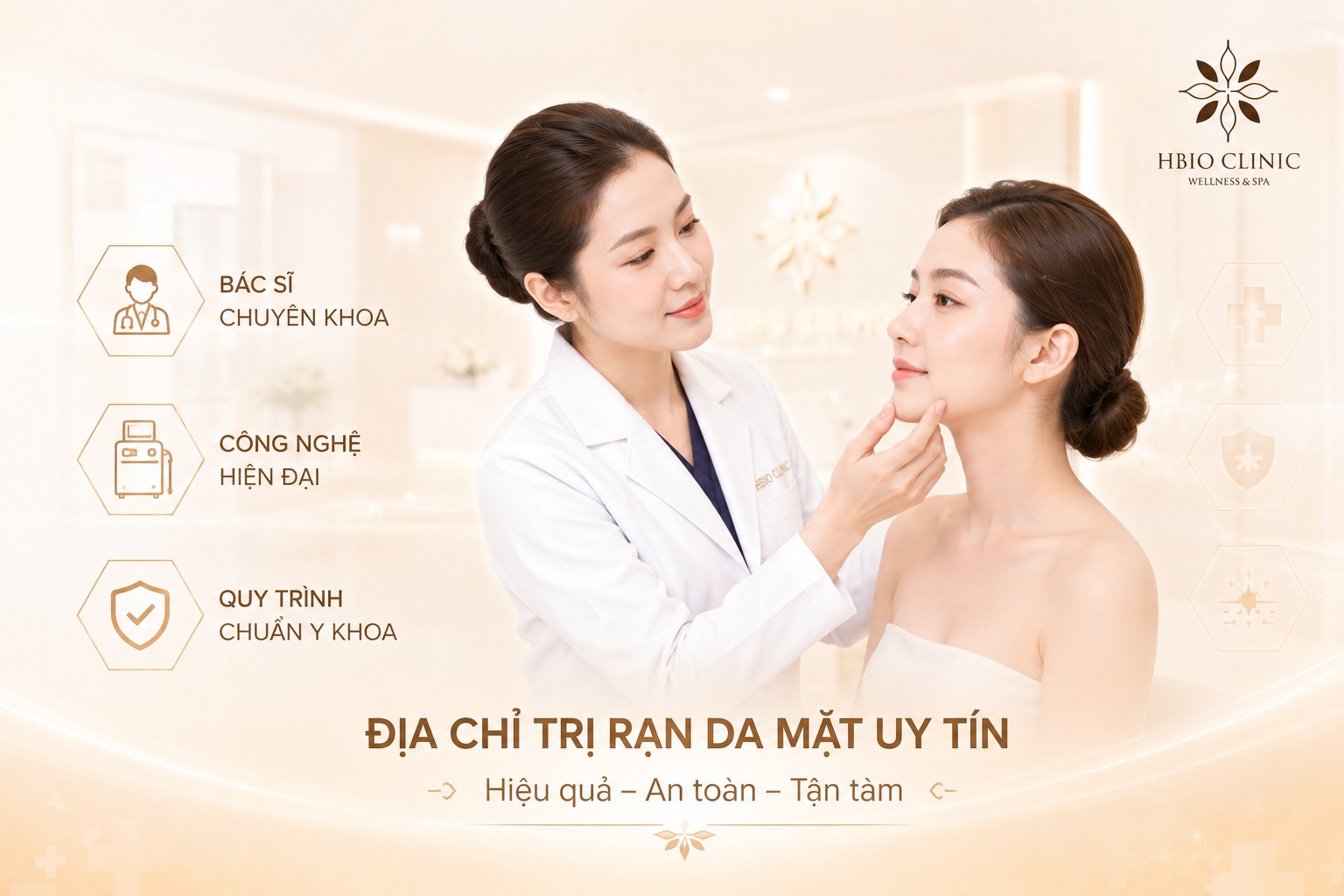Nên điều trị rạn da mặt ở đâu uy tín, chất lượng hàng đầu?