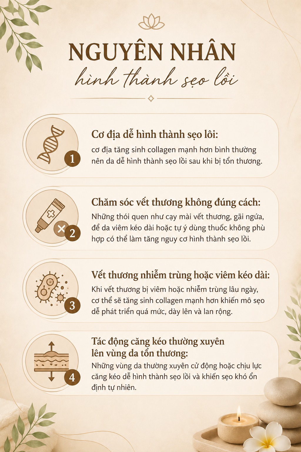 Nguyên nhân hình thành sẹo lồi
