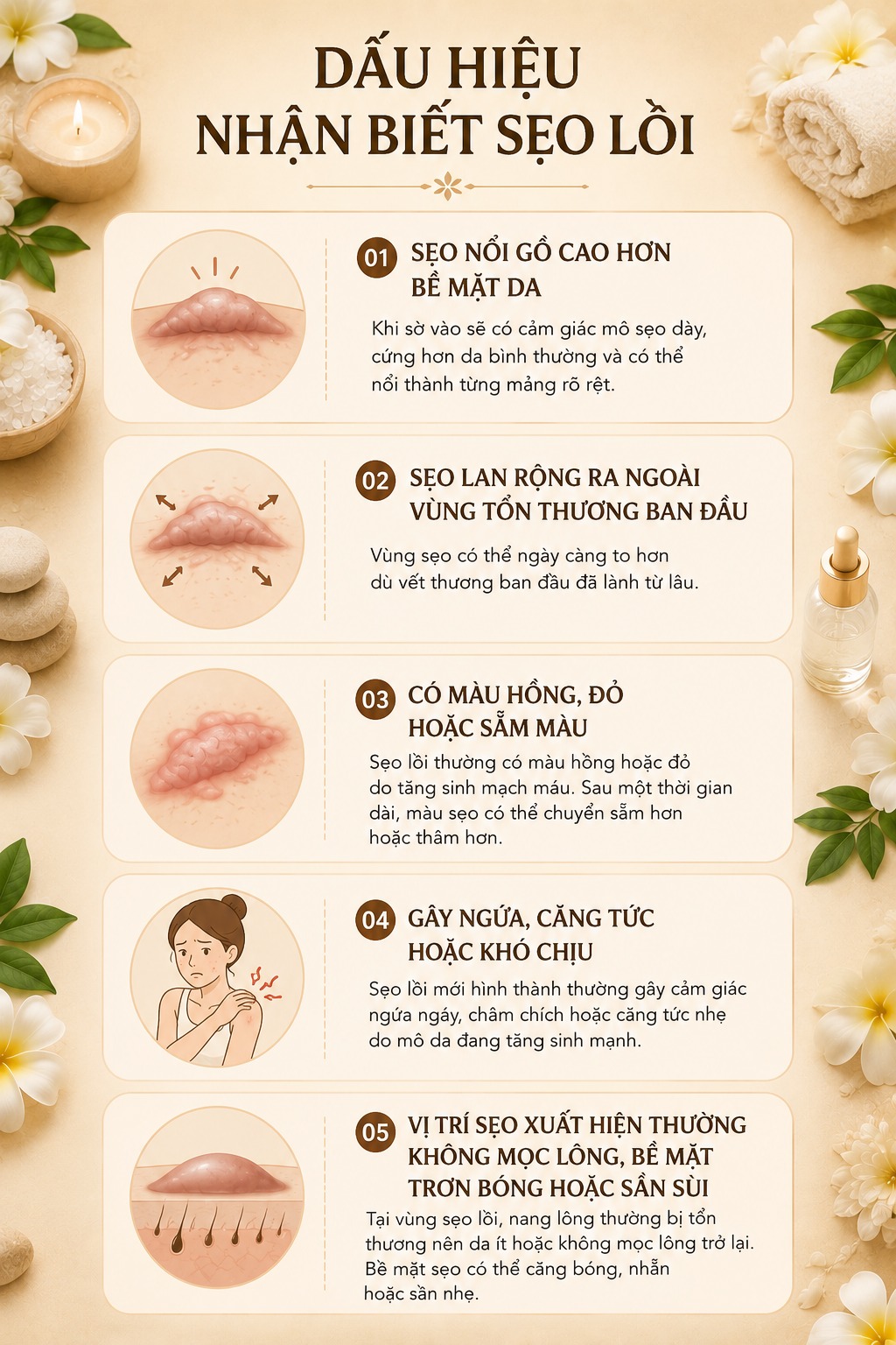 Dấu hiệu nhận biết sẹo lồi
