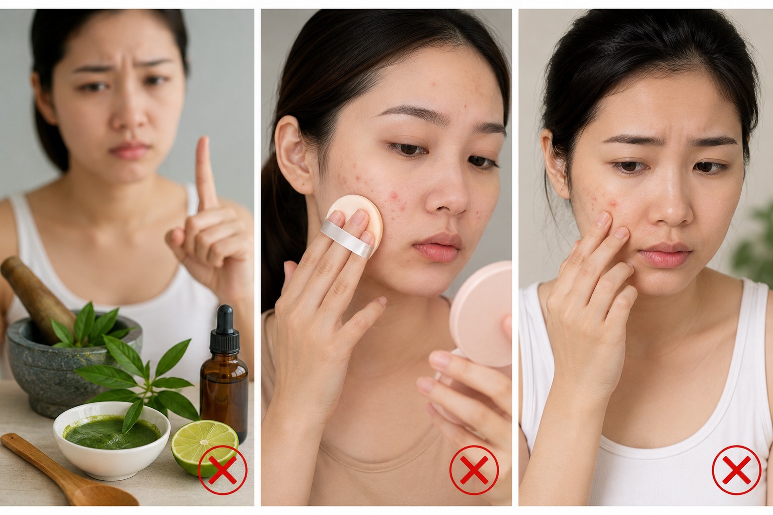 Những sai lầm cần tránh khi xử lý mụn mủ bị vỡ