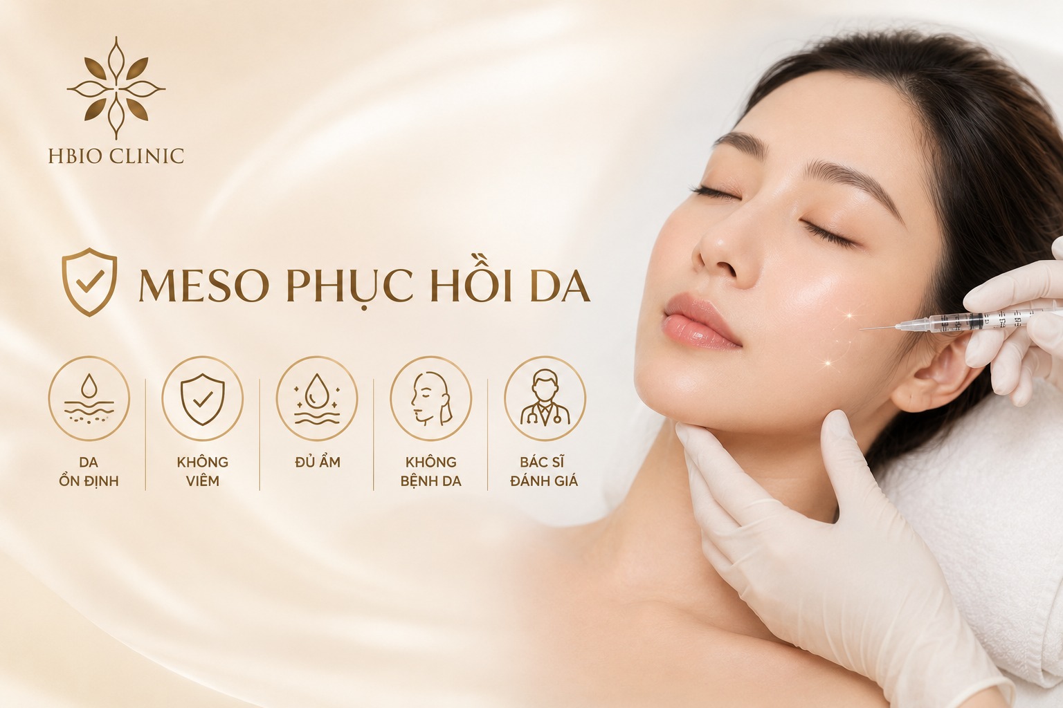 Các trường hợp đủ điều kiện để tiêm meso phục hồi da