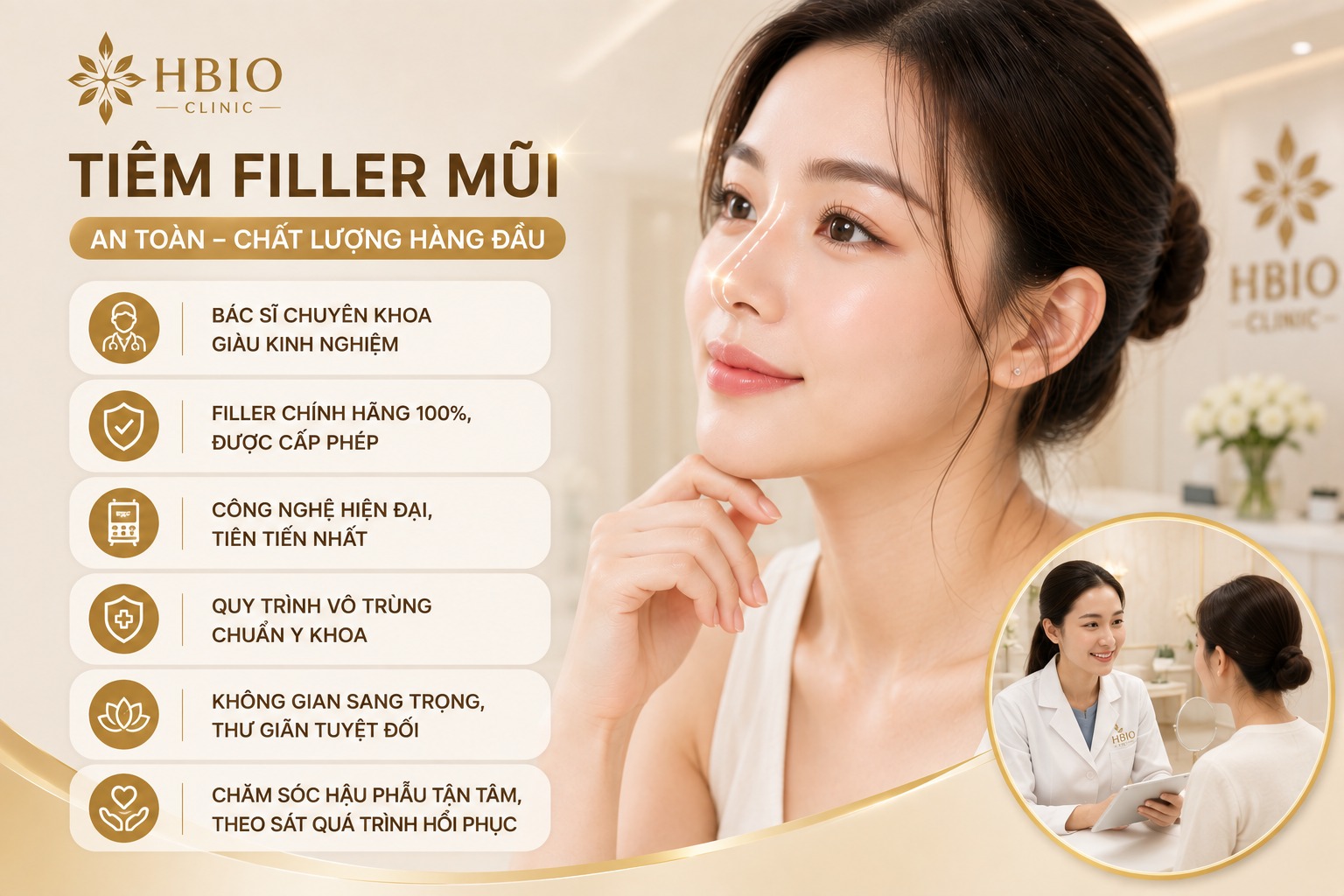 Nên tiêm filler ở đâu an toàn, chất lượng hàng đầu?