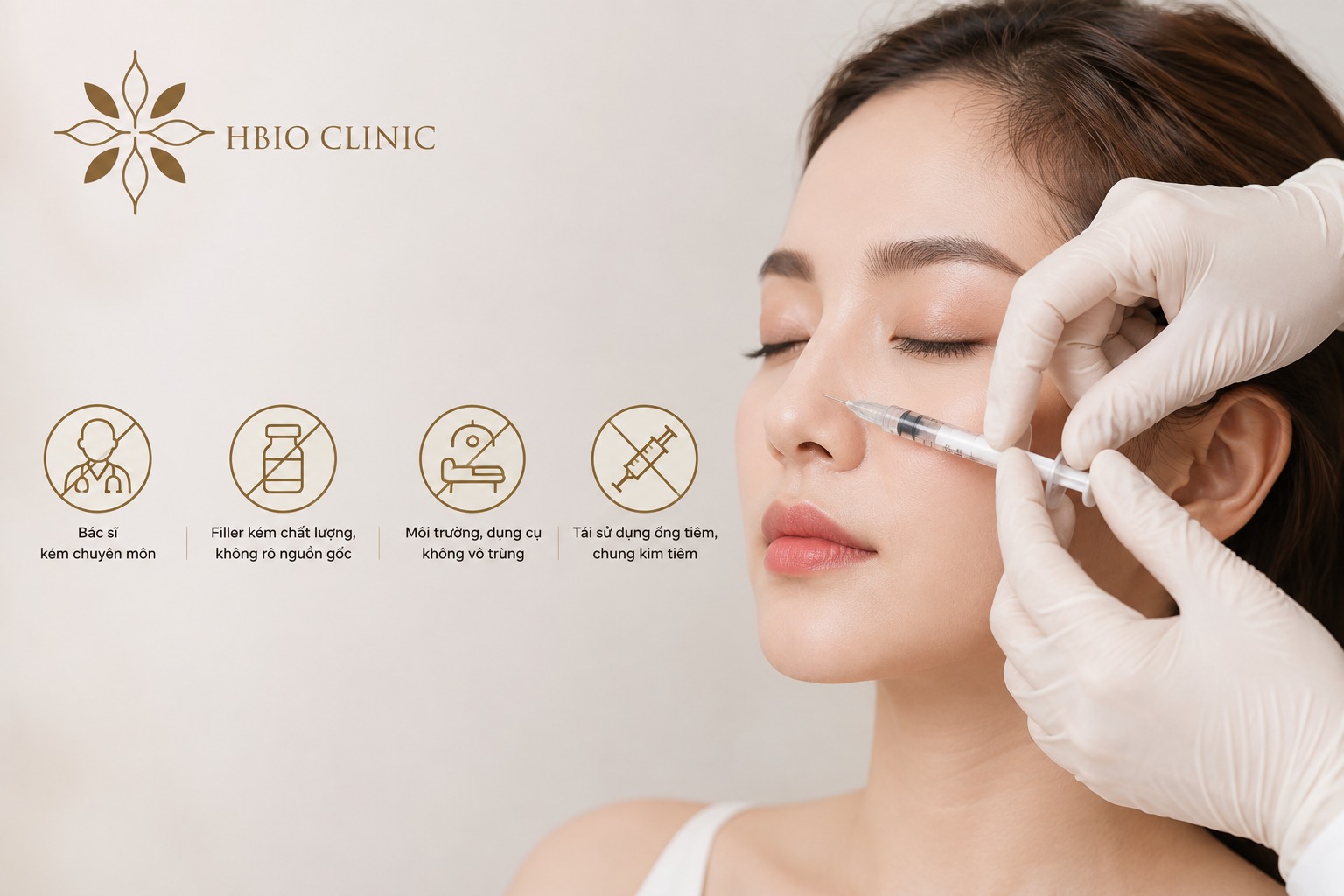 Các nguyên nhân chính gây biến chứng khi tiêm filler mũi