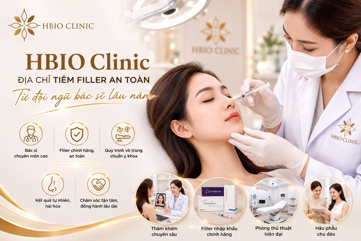 HBIO Clinic - Địa chỉ tiêm filler an toàn từ đội ngũ bác sĩ lâu năm