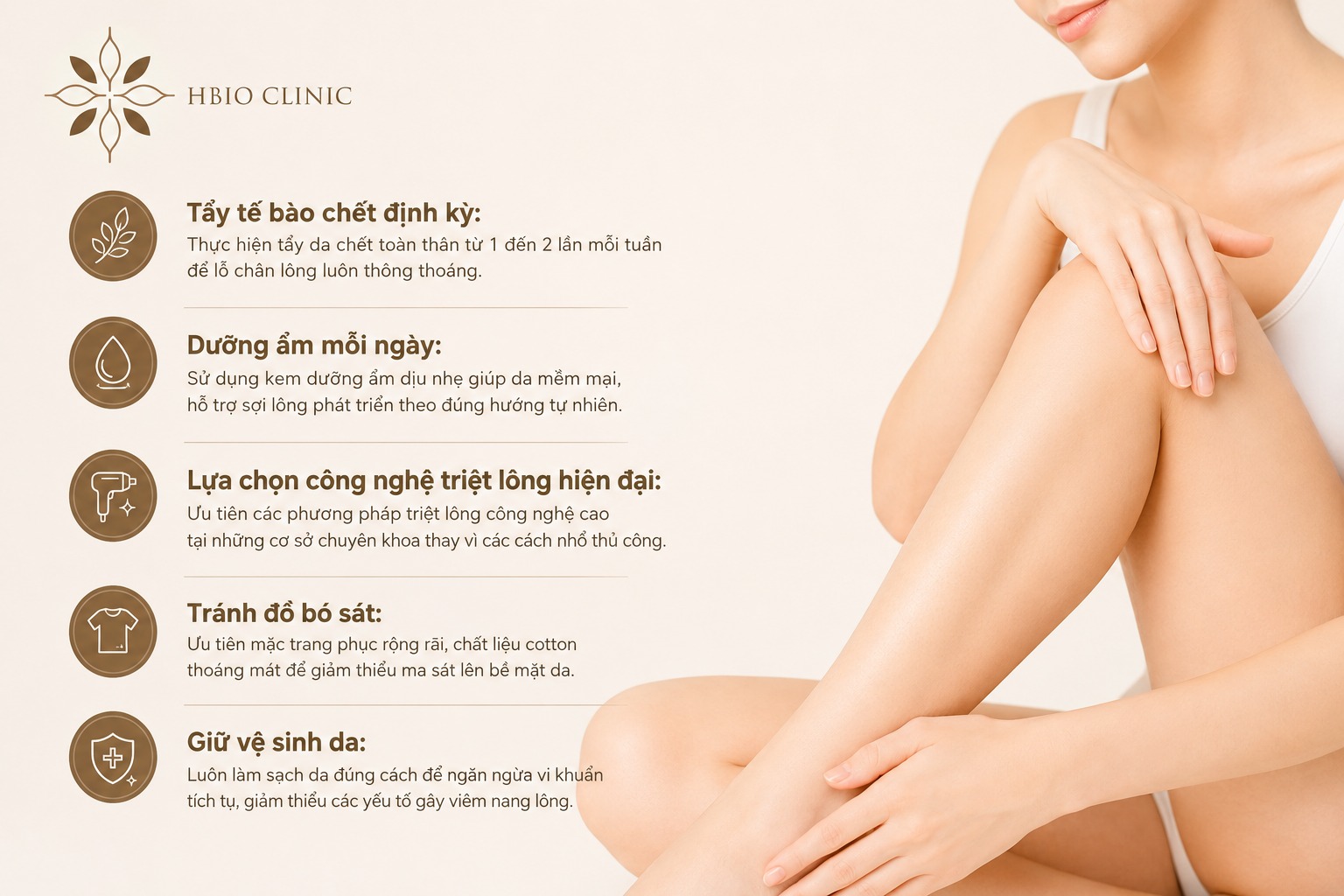Cách phòng ngừa tình trạng lông mọc ngược hiệu quả