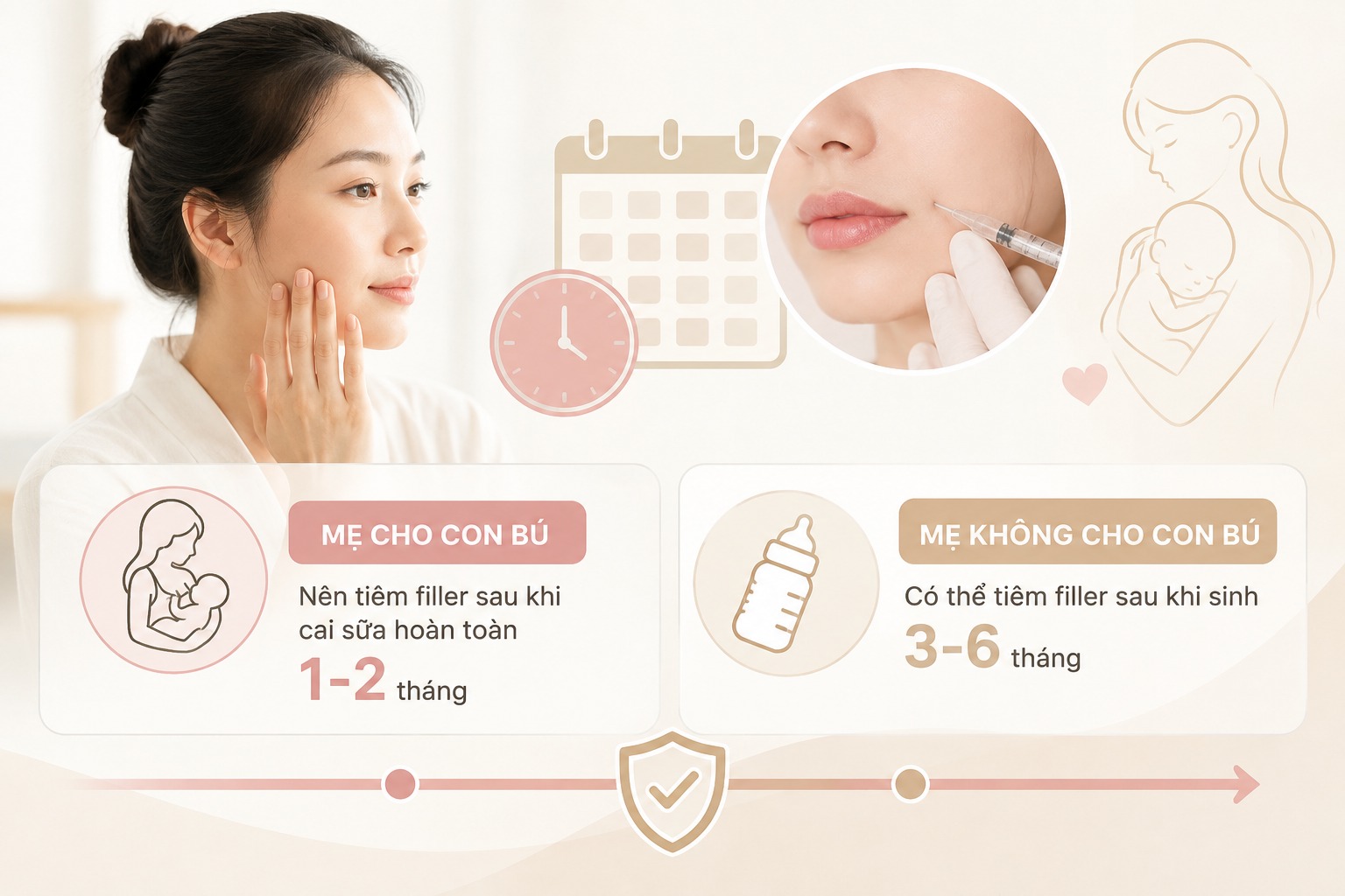Sau sinh bao lâu thì được tiêm filler