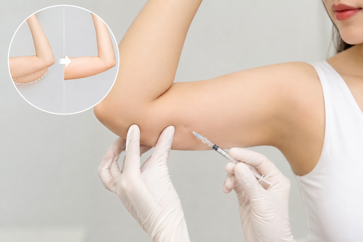 Tiêm botox bắp tay là gì?
