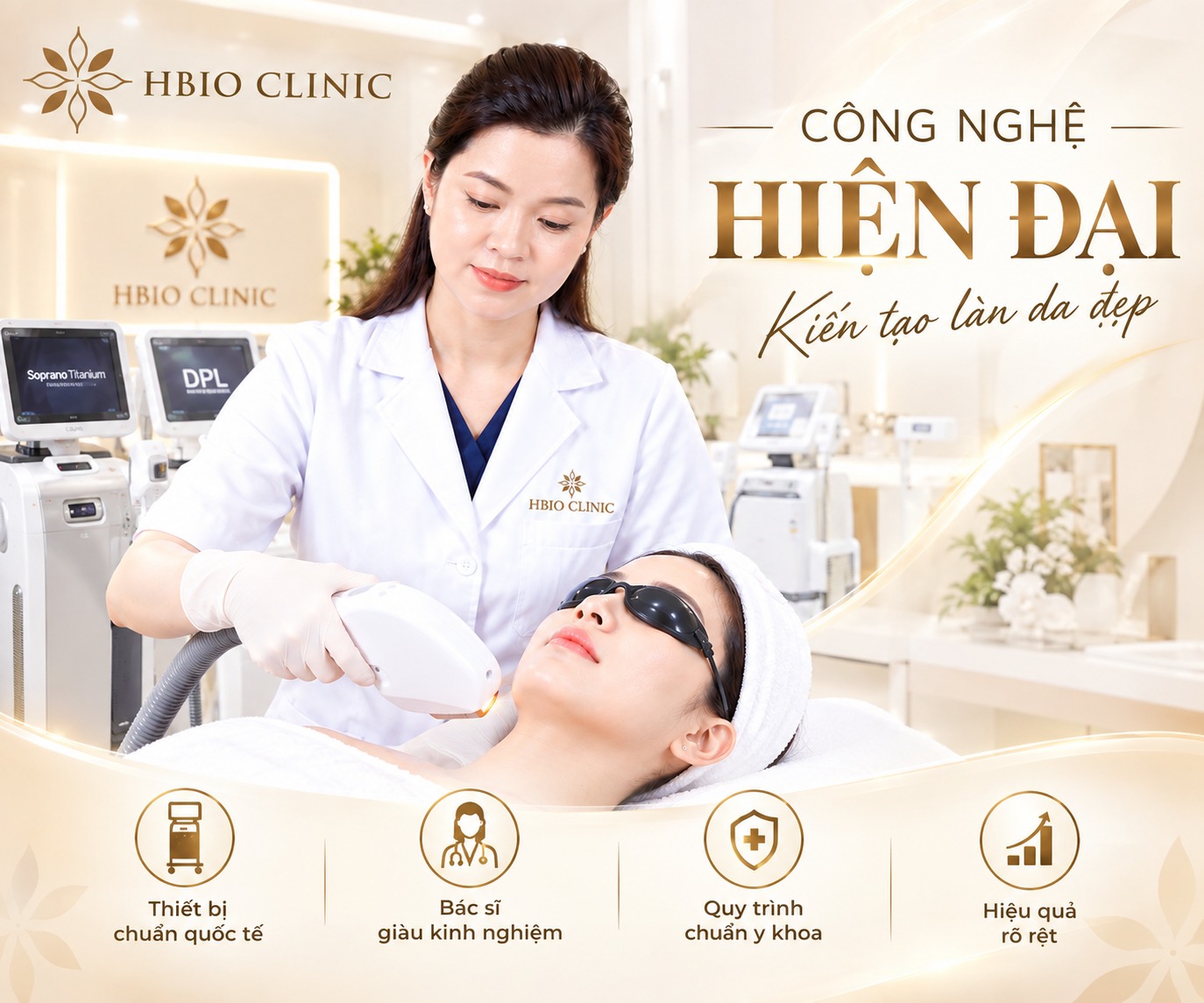 Địa chỉ sở hữu nhiều công nghệ điều trị da hiện đại