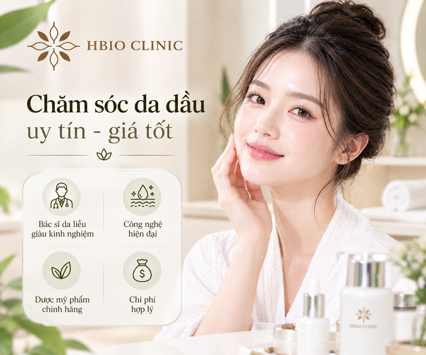 Địa chỉ tư vấn, chăm sóc da dầu chuyên nghiệp, giá tốt