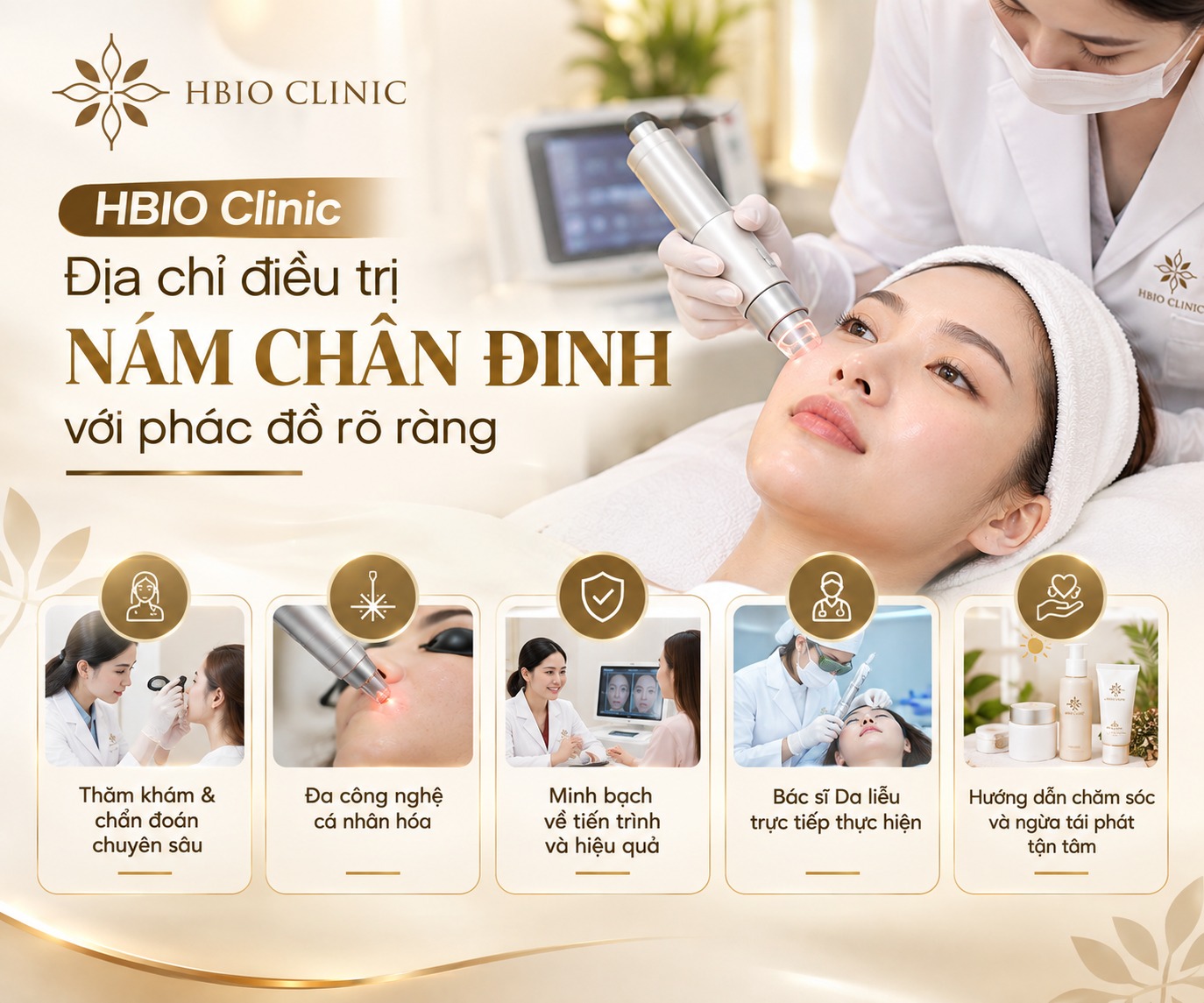 HBIO Clinic - Địa chỉ điều trị nám chân đinh với phác đồ rõ ràng